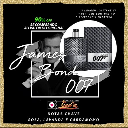 Perfume Similar is 74 Inspirado em James Bond 007 Contratipo